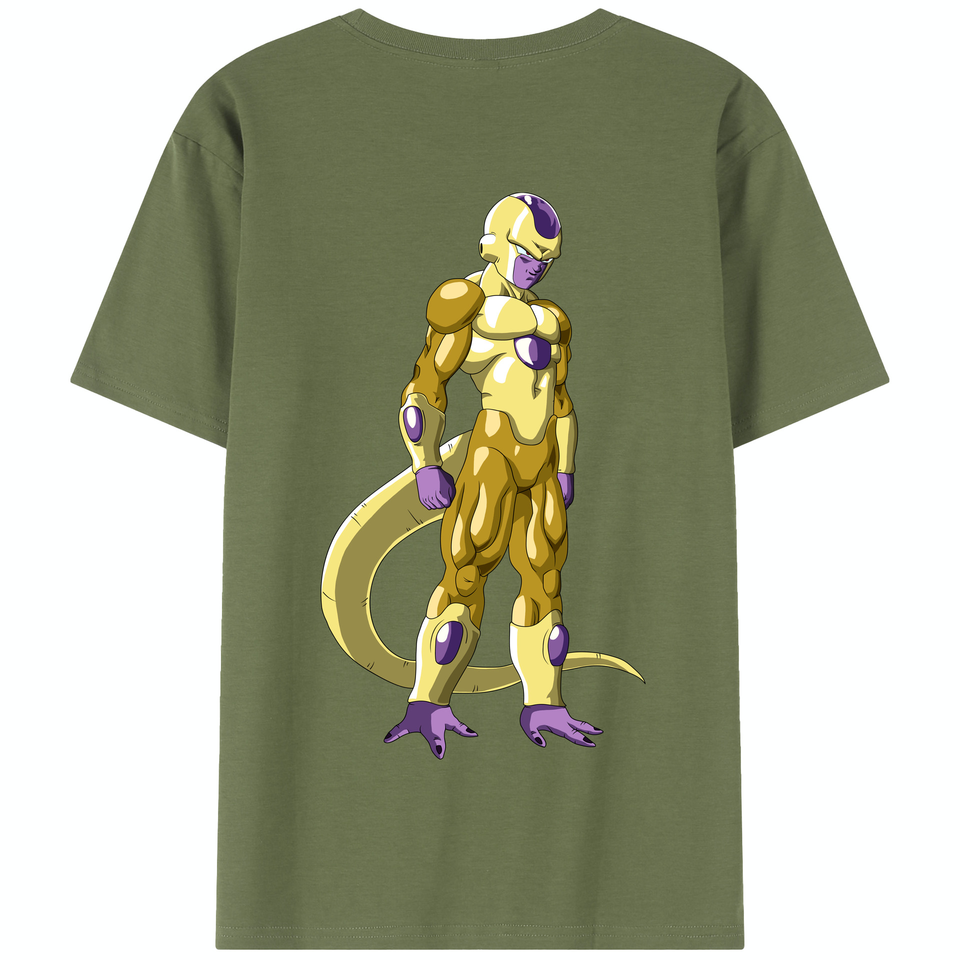 （画像用） ドラゴンボール フリーザ DRAGON BALL Frieza 綿100％半袖Tシャツ（背面プリント）